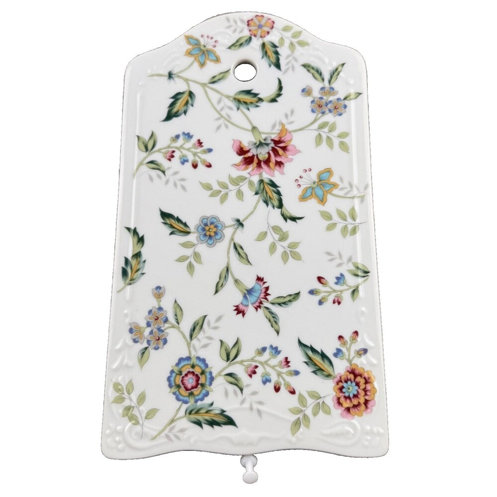ANDREA By SADEK Serving Board Birmingham Cheese & Crackers Tray Ceramic Floral